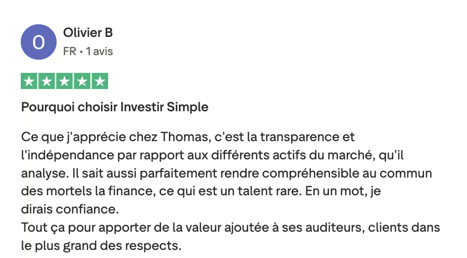Témoignage de Olivier