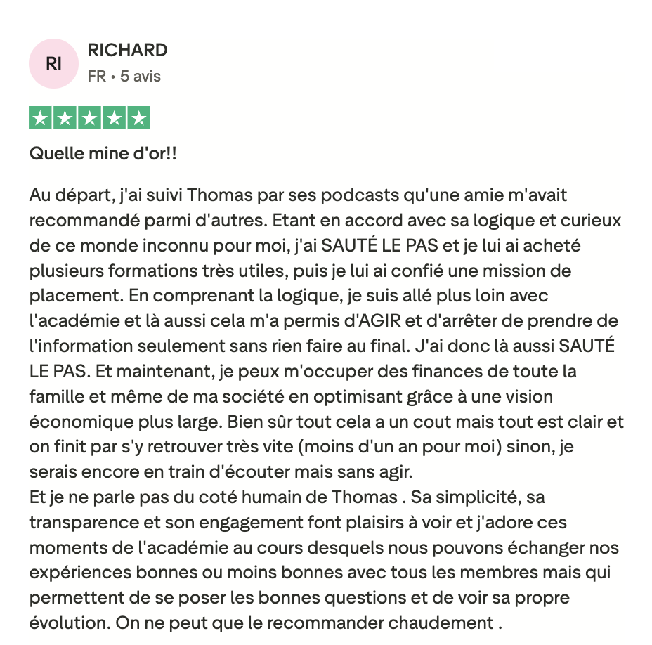 Témoignage de Richard